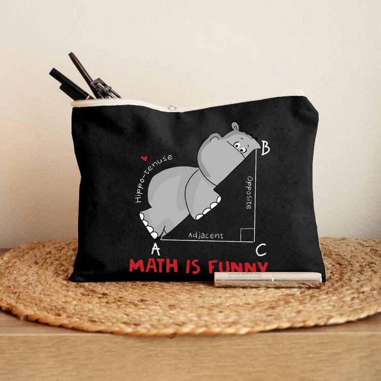 Math Is Funny Makeup Bag - Image 3