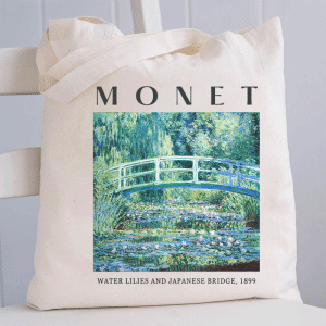 Monet Water Lilies And Japanese Bridge 1899 Tote Bag