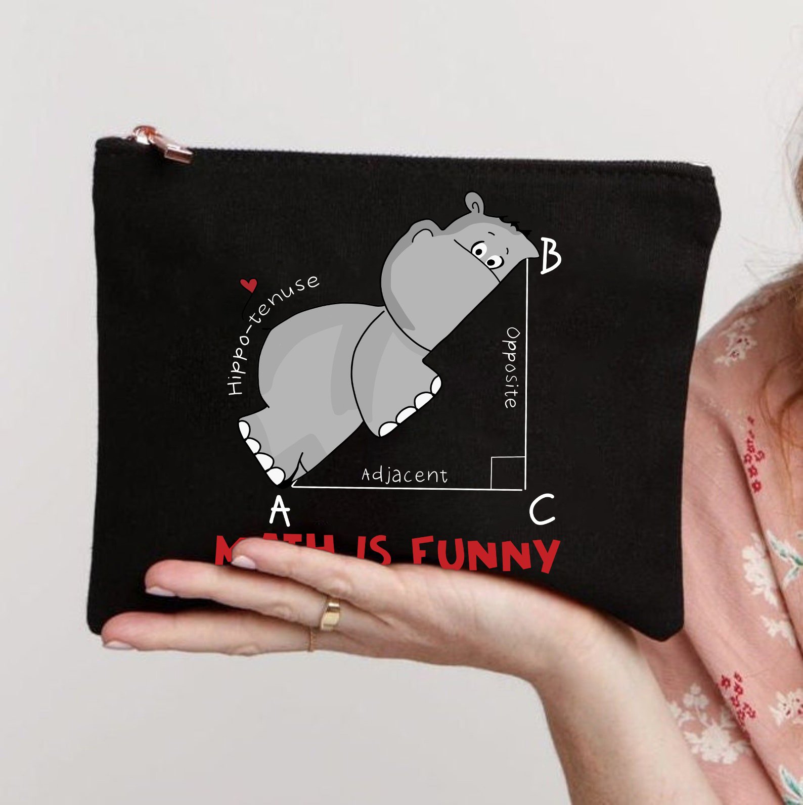 Math Is Funny Makeup Bag - Image 4
