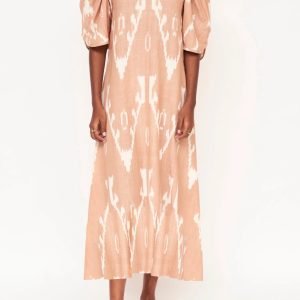 Mirth Cassis in Conch Ikat/ Flat Hem