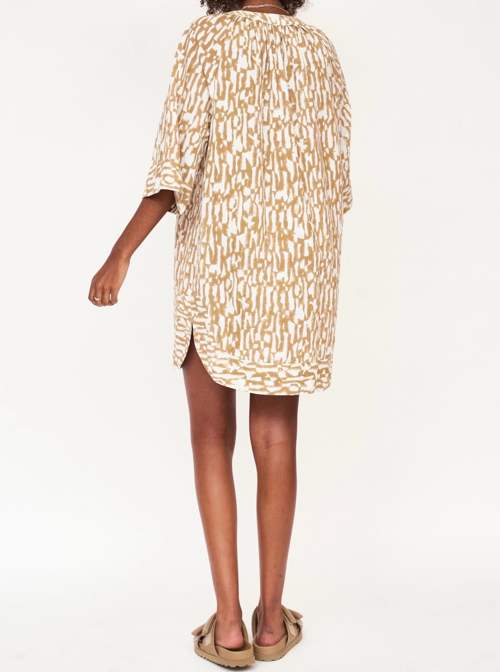 Mirth Palm Springs Short Dress in Driftwood - Image 3